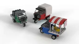 Ape Piaggio - minifig scale