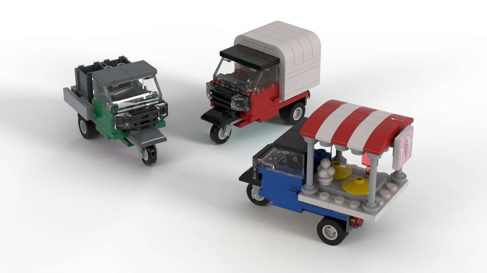 Lego Ape Piaggio - minifig scale