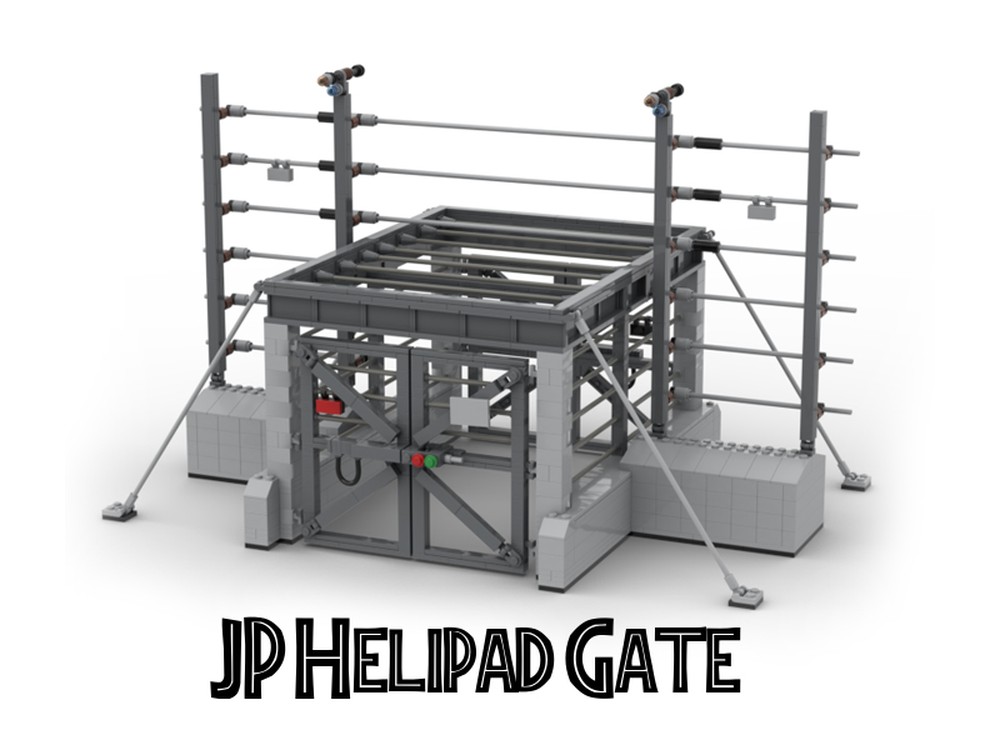 Lego JP Helipad Gate (Gate Only Version)