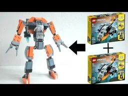 31111 x2 Super Cyber Mech! With Video Instructions!