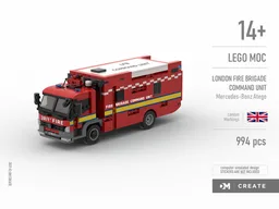 London Fire Brigade LFB - Command Unit (Mercedes-Benz Atego)