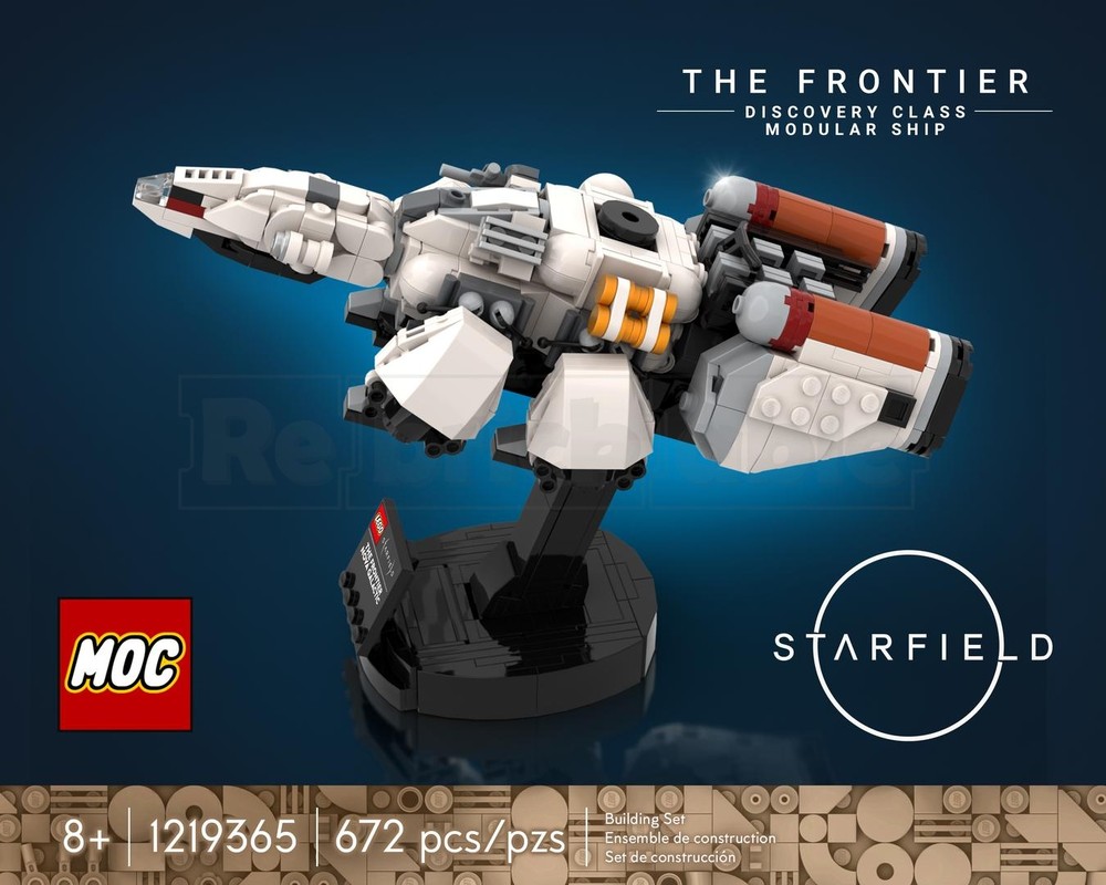 Lego The Frontier (Discovery Class) Modular Build — Starfield