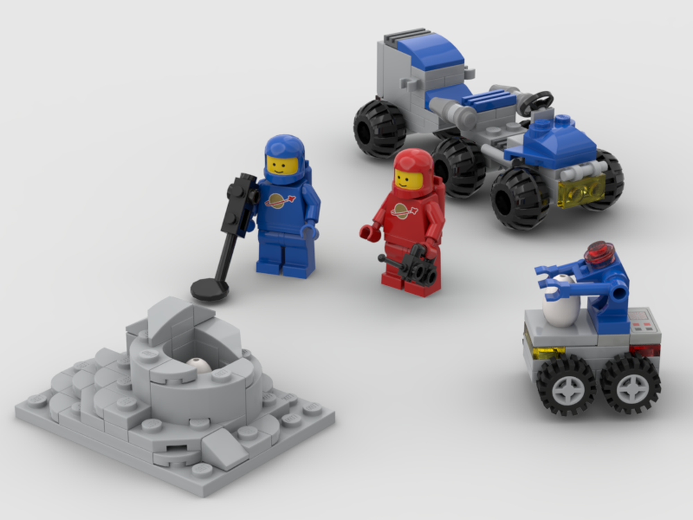 Lego Egg Mission On The Moon