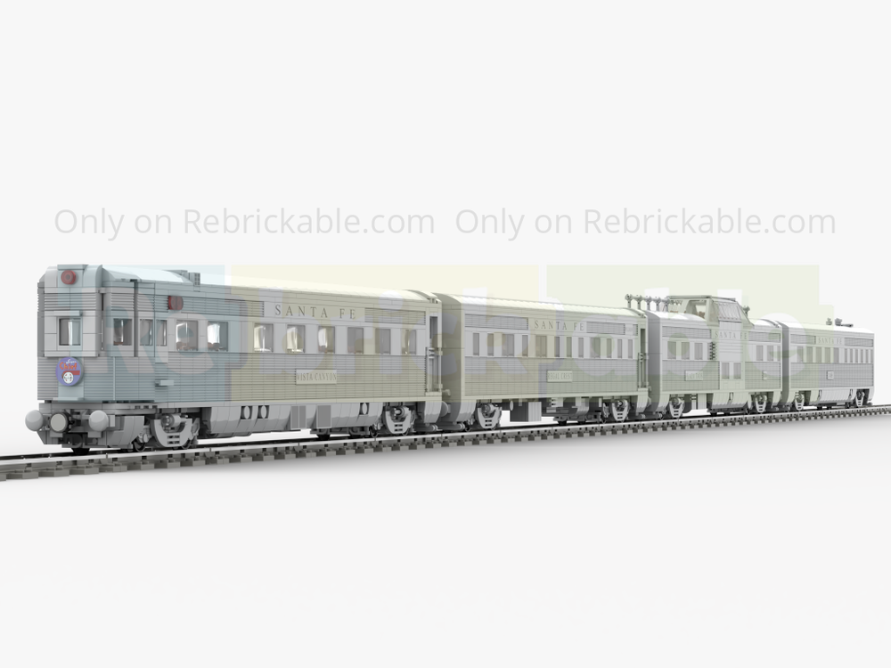 Lego MOC - Santa Fe Super Chief Car Set 2