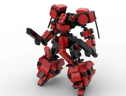 Lego Mecha Robot Steel Red