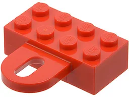 Brick Special 2 x 4 with Coupling, Female