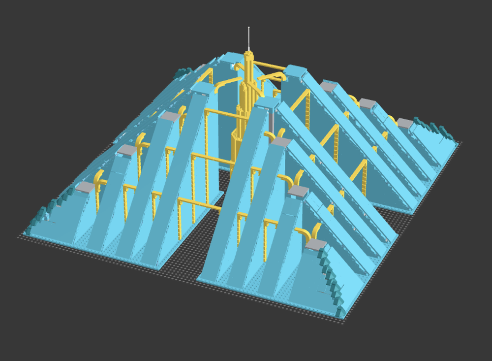 Lego Ziggurat Pyramid