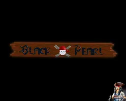 The Black Pearl Wooden Plaque (Set 10365 Add-On)
