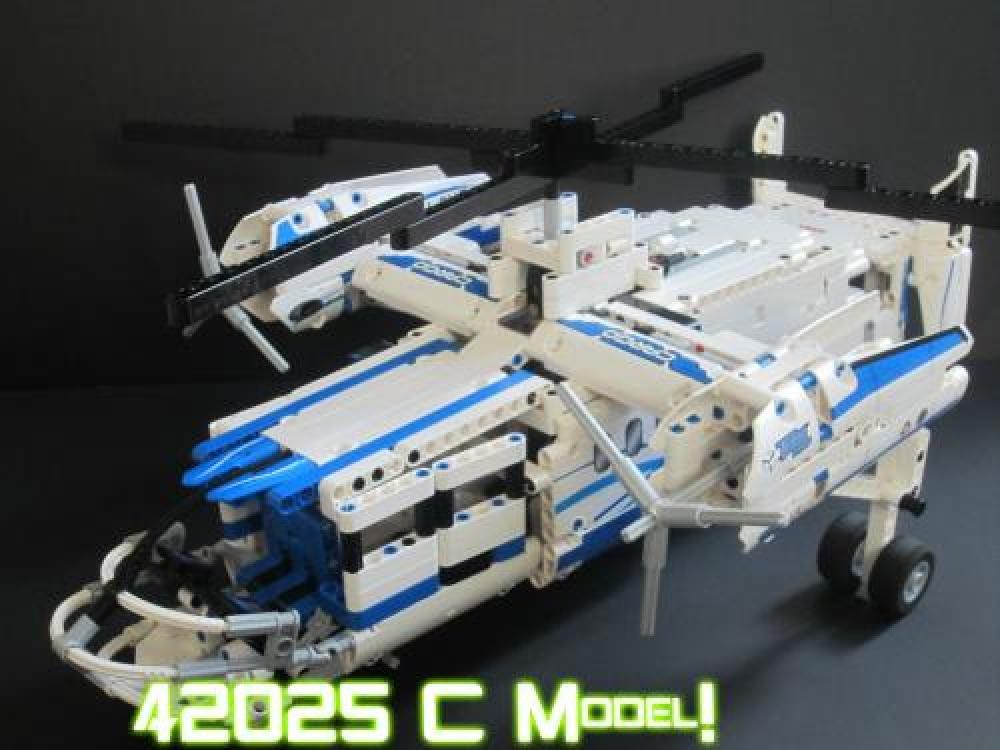 LEGO 42025 C MODEL: FAIREY ROTODYNE, AKA THE HELIPLANE!!!