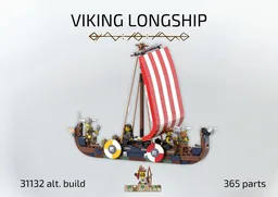 Viking Longship (Fitting to 21343)