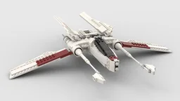 Vector Starfighter High Republic minifigure scale