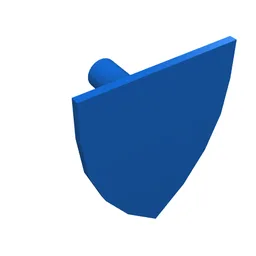 Shield Triangular / Blue