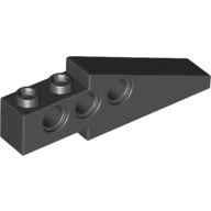 Technic Slope Long 1 x 6 with 3 Pin Holes / Black