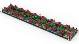 Modular Family Houses (4 on 1 plate) #1