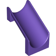Lego Slide Straight 4 x 6 x 6 / Dark Purple