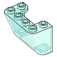 Windscreen 2 x 4 x 2 Inverted / Trans-Light Blue