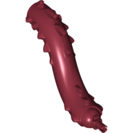 Lego Creature Body Part, Dragon Neck, S-Curve with Moveable Ball Joint Pin, Spikes and 2 Studs