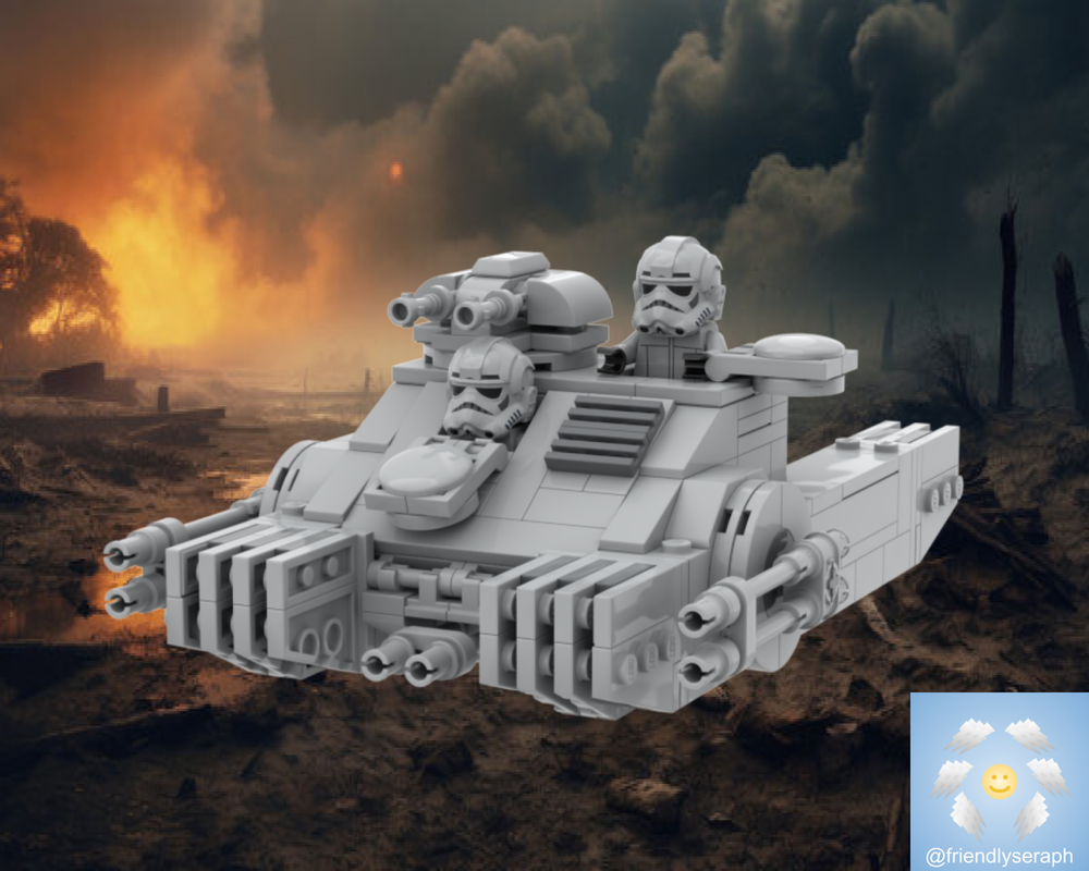 Lego TX-225 GAVr "Occupier" Imperial Assault Hovertank - Turret Variant