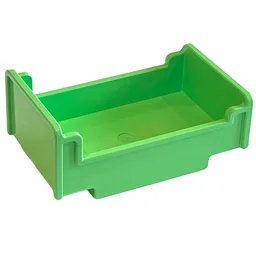 Duplo Bed 3 x 5 x 1 2/3 / Medium Green