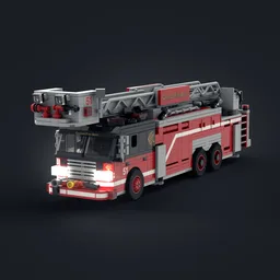 Tower-Ladder Fire Truck (Chicago Fire Dept.)