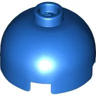Brick Round 2 x 2 Dome Top, Vented Stud / Blue