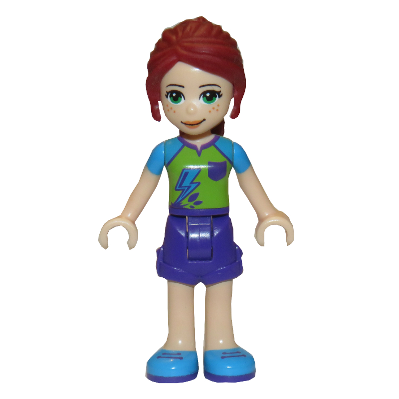 Lego Mia - Lime Top, Dark Purple Skirt