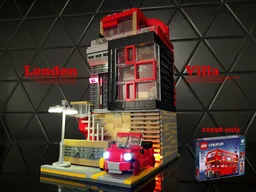 London Villa - modular 10258 alternative (with working elevator)