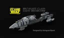 Recusant-class light destroyer playscale