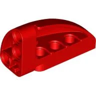Technic Panel Round Corner 5 x 3 x 2 Right / Red