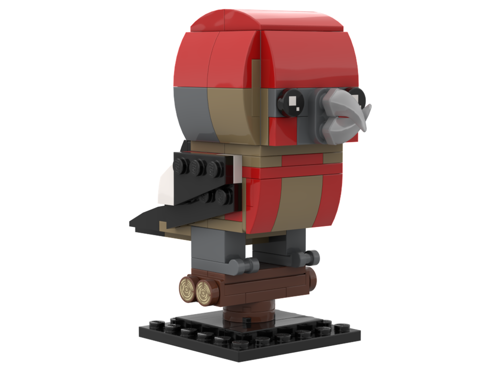 Lego Hispaniolan Crossbill (Male): Birdheadz