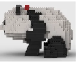 sitting panda