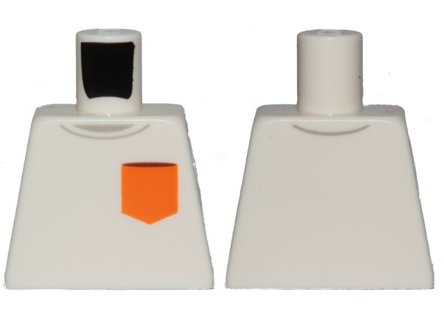 Lego Torso Shirt with Orange Pocket Pattern
