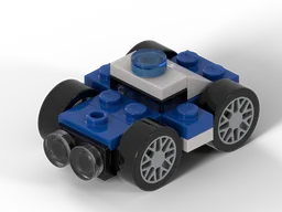 Smallest drivable Police Car with rubber tyres