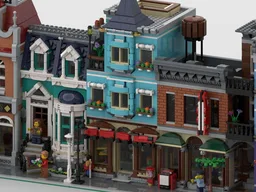 31105 Townhouse Toy Store modular in 16studs wide format