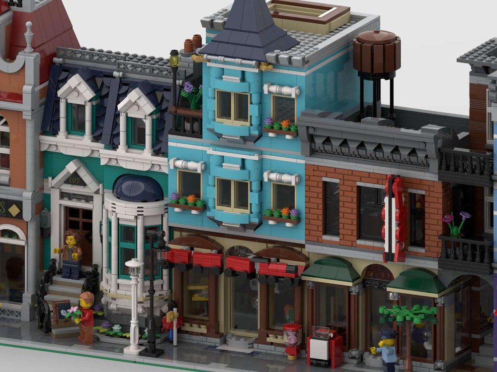 Lego 31105 Townhouse Toy Store modular in 16studs wide format