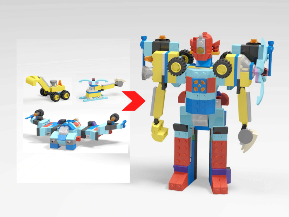 Lego 10698 3in1 Titan Mech
