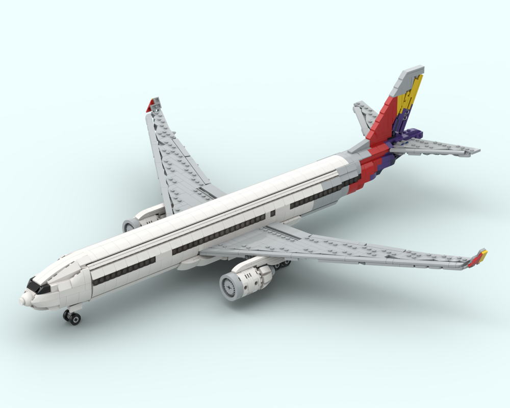 Lego Airbus A330-300 - Asiana Airlines Livery (1:100)
