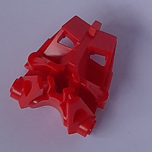 Lego Large Figure Head Connector Block 3 x 4 x 1 2/3 / Red