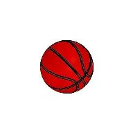 Sports Basketball [Plain] / Red