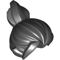 Lego Hair Upright Ponytail / Black