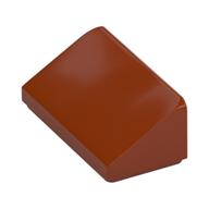 Lego Brick Sloped 30° 1 x 2 x 2/3 / Dark Orange