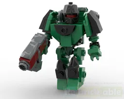 Salamander Space Marine 40k - Minifigure Scale