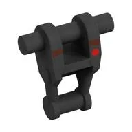 Torso Mechanical, Battle Droid with Red Dot, Dark Red Stripes, Black Markings Print
