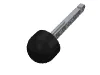 Projectile, Technic Competition Arrow, Beam Shaft with Solid Black Rubber End / Light Bluish Gray