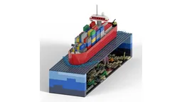Two Worlds - Container Barge Microscale