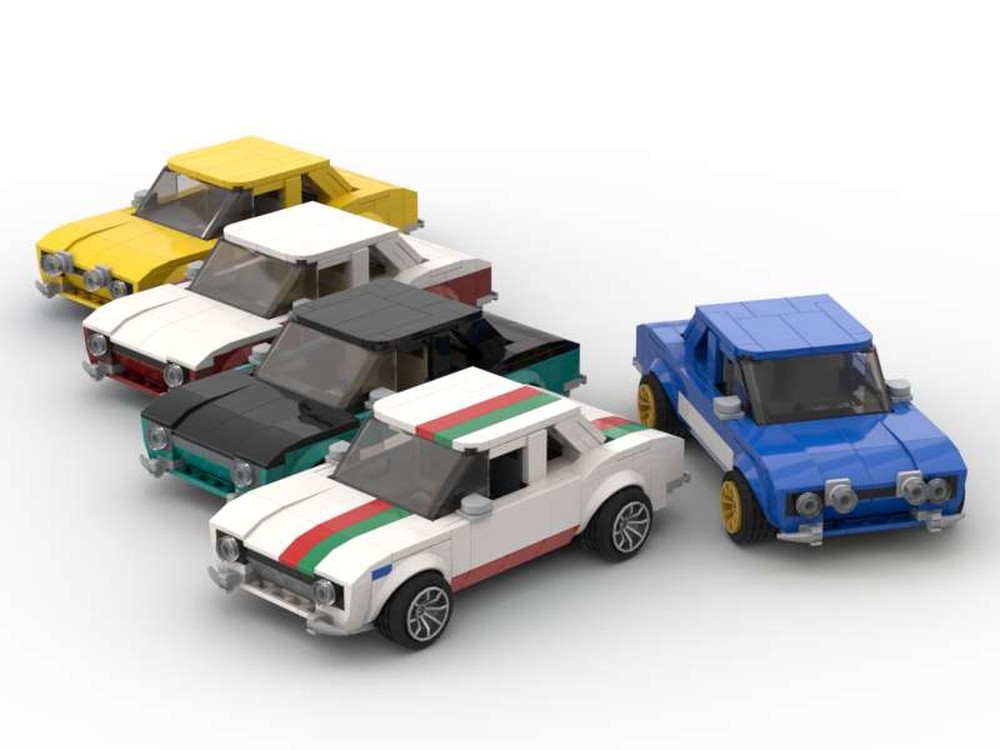 Lego Built Tough Escort Mk1 - Set of Five Colors