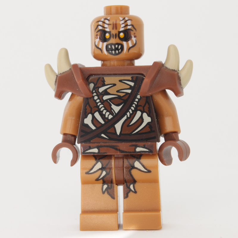 Lego Gundabad Orc - Bald and Shoulder Spikes