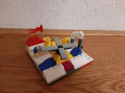 Helicopter refueling station