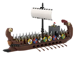 Roman Galley - Ver.1 (exclude minifigures)