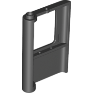 Lego Door 1 x 4 x 5 Train Right - Thick Support Bottom / Black